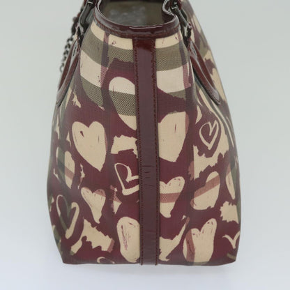 Burberry Red Canvas Nova Check