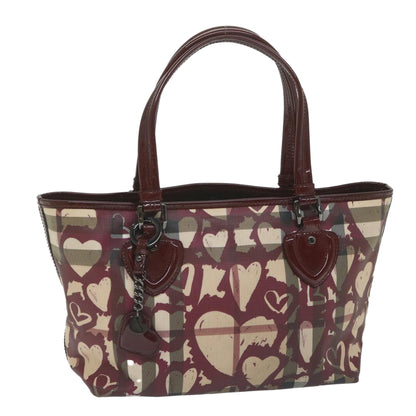 Burberry Red Canvas Nova Check