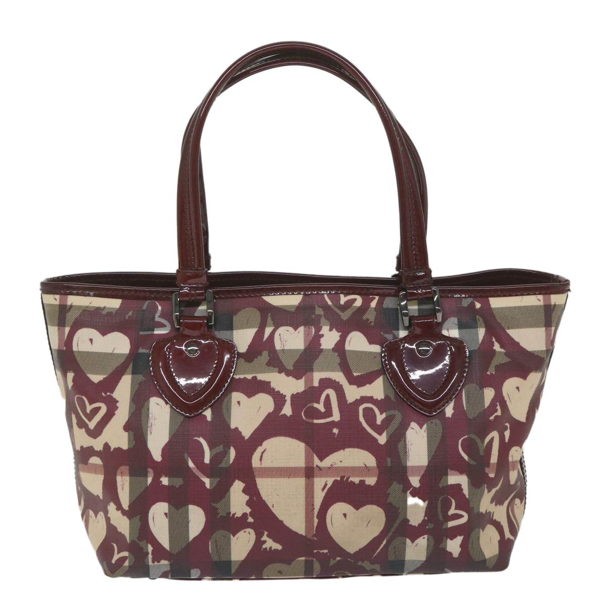 Burberry Red Canvas Nova Check