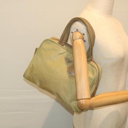 Prada Brown Synthetic Handbag