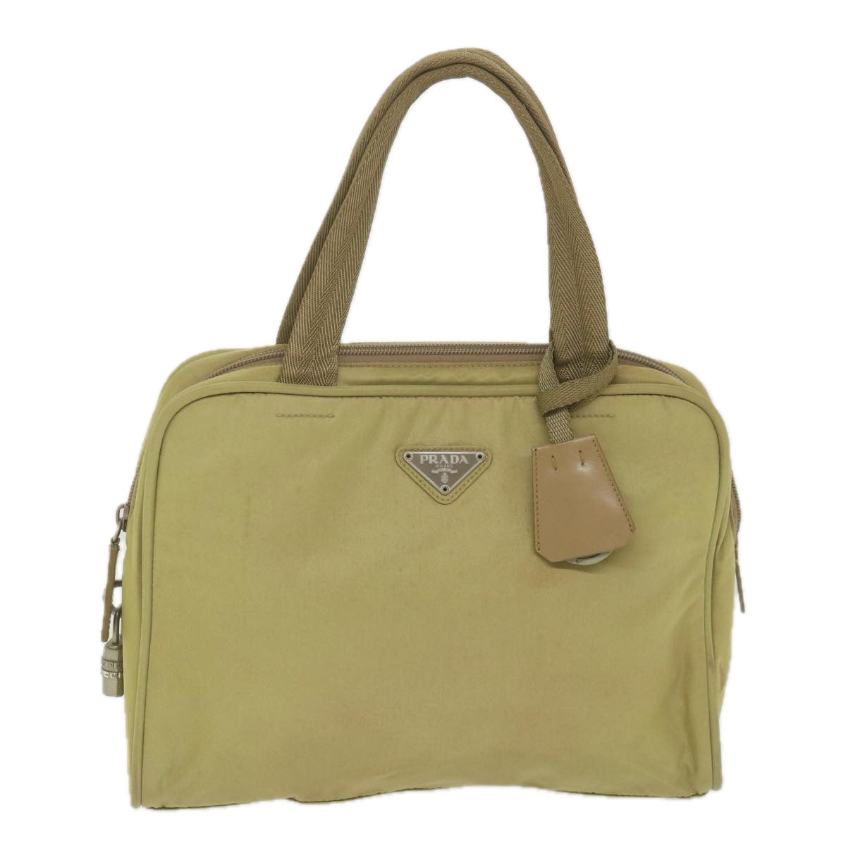Prada Brown Synthetic Handbag