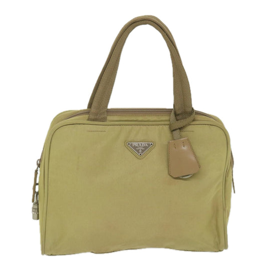 Prada Brown Synthetic Handbag