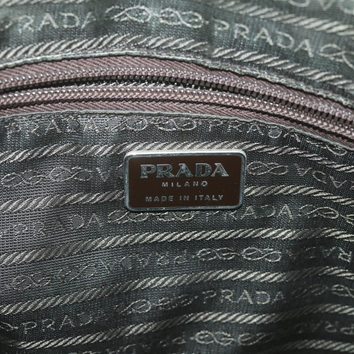 Prada Brown Synthetic Handbag