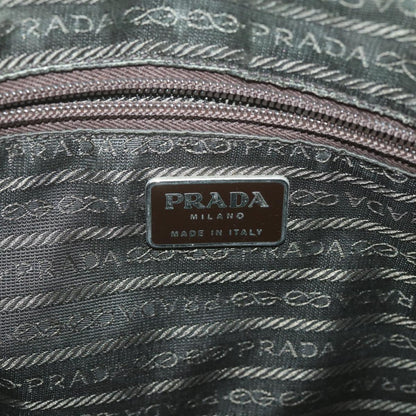 Prada Brown Synthetic Handbag