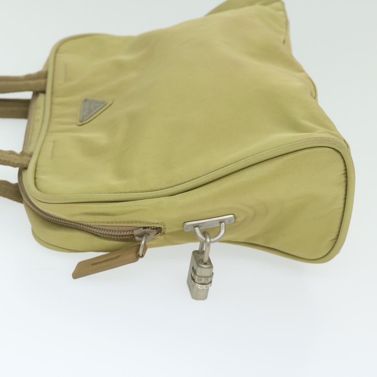 Prada Brown Synthetic Handbag