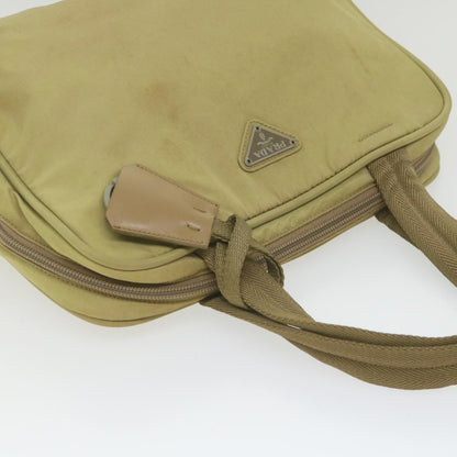Prada Brown Synthetic Handbag