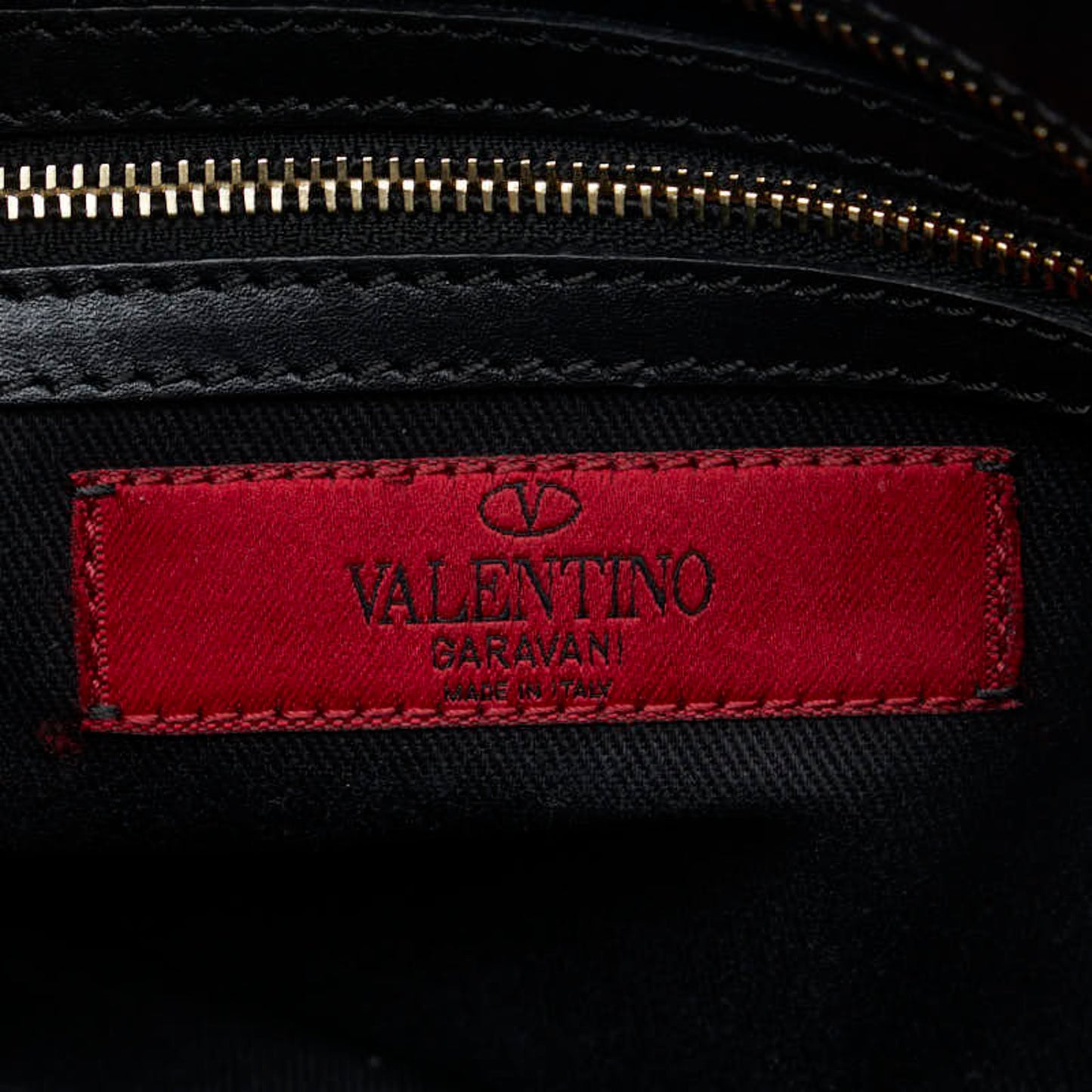 Valentino Garavani Black Leather Rockstud