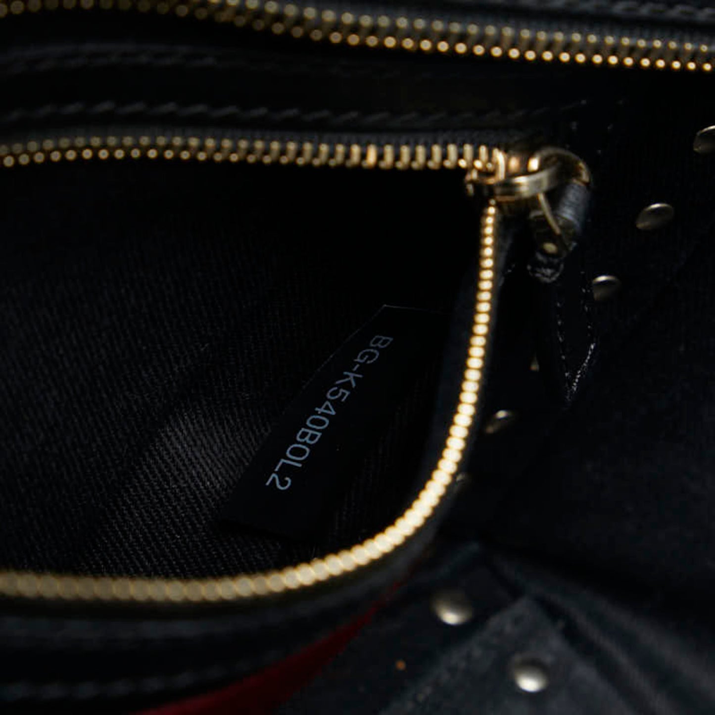 Valentino Garavani Black Leather Rockstud