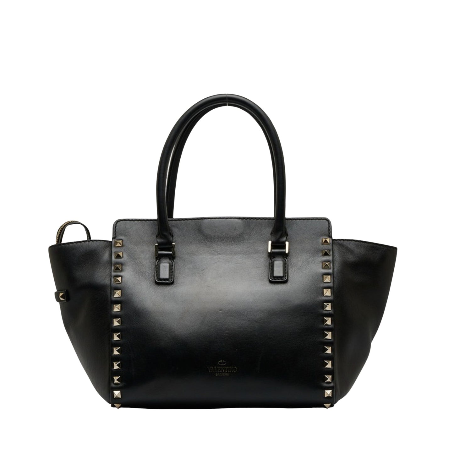 Valentino Garavani Black Leather Rockstud