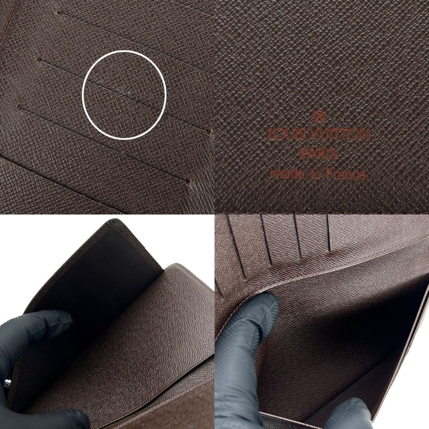 Louis Vuitton Brown Canvas Portefeuille Long