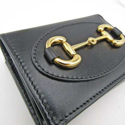 Gucci Black Leather Horsebit