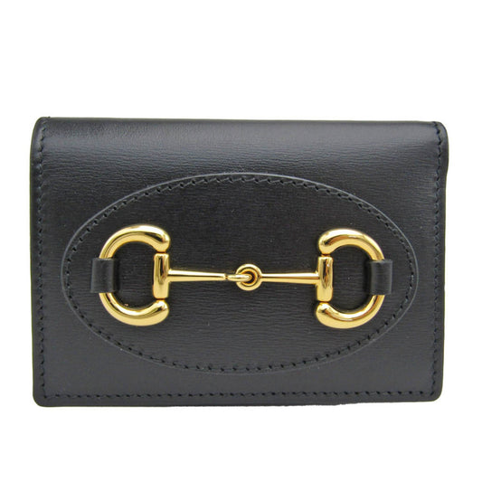 Gucci Black Leather Horsebit
