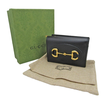 Gucci Black Leather Horsebit