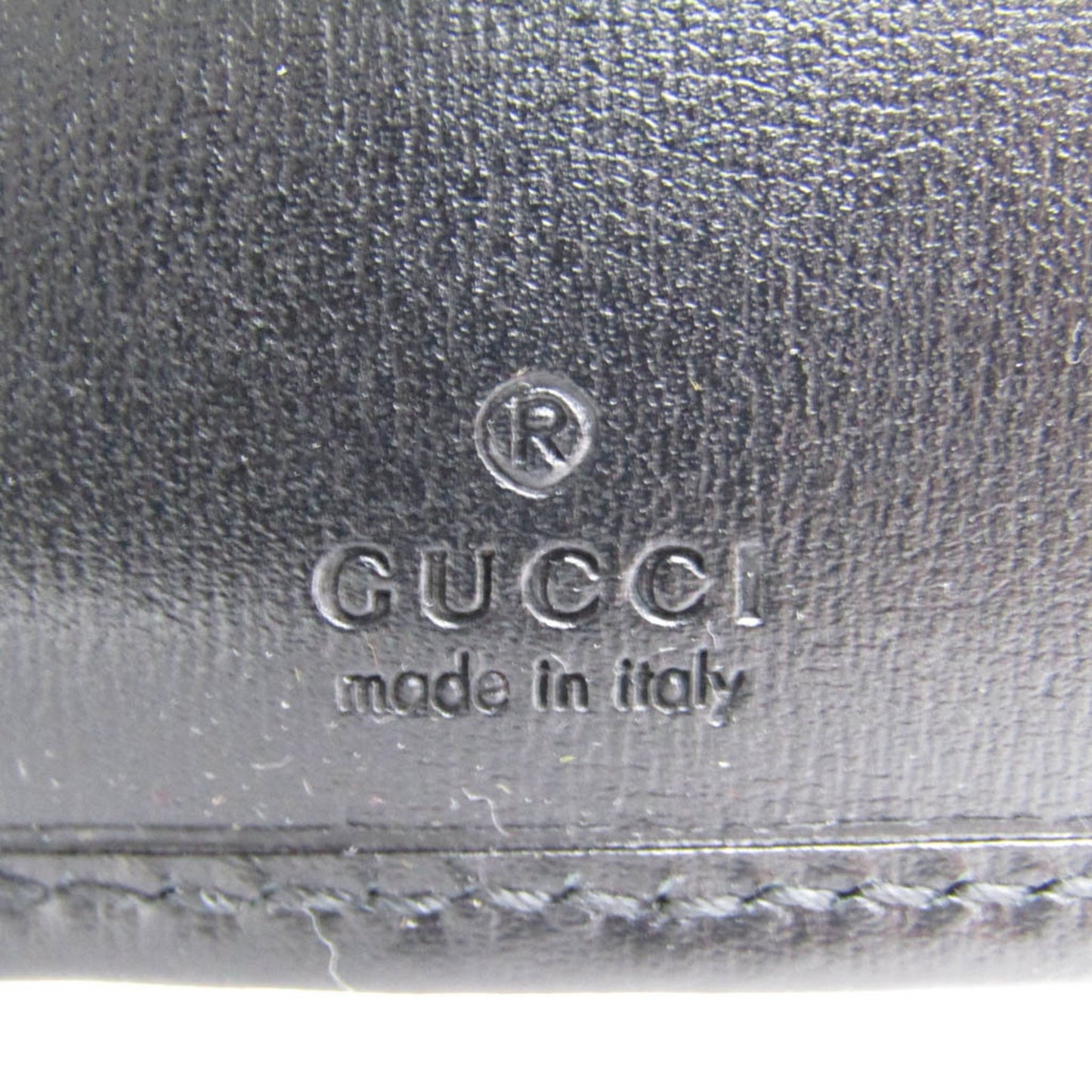 Gucci Black Leather Horsebit