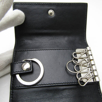 Gucci Black Leather Gg Embossé