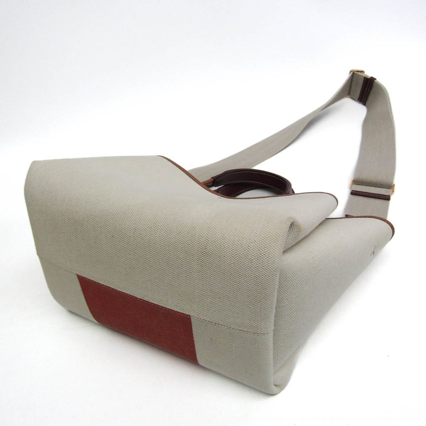 Tod's Brown Canvas Handbag