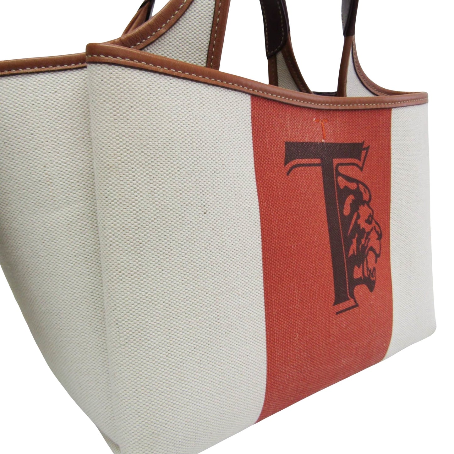 Tod's Brown Canvas Handbag