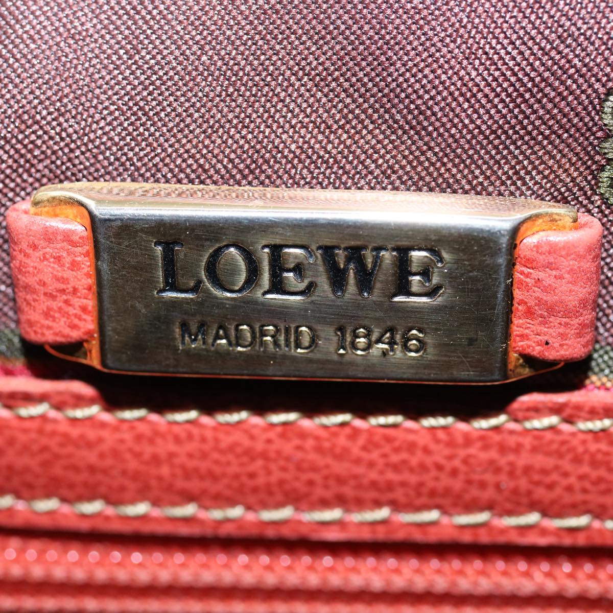 Loewe Orange Leather Velazquez