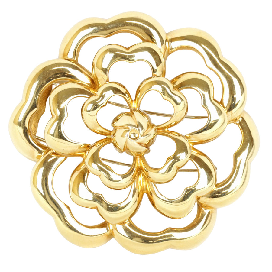 Chanel Gold Yellow Gold Camellia