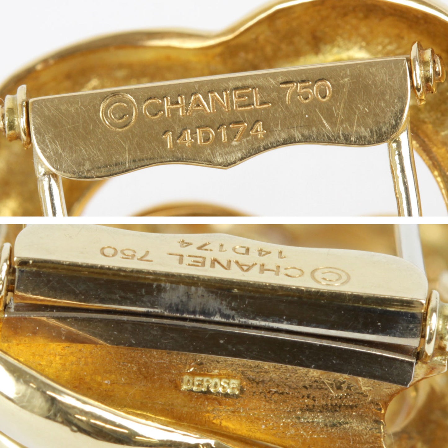 Chanel Gold Yellow Gold Camellia