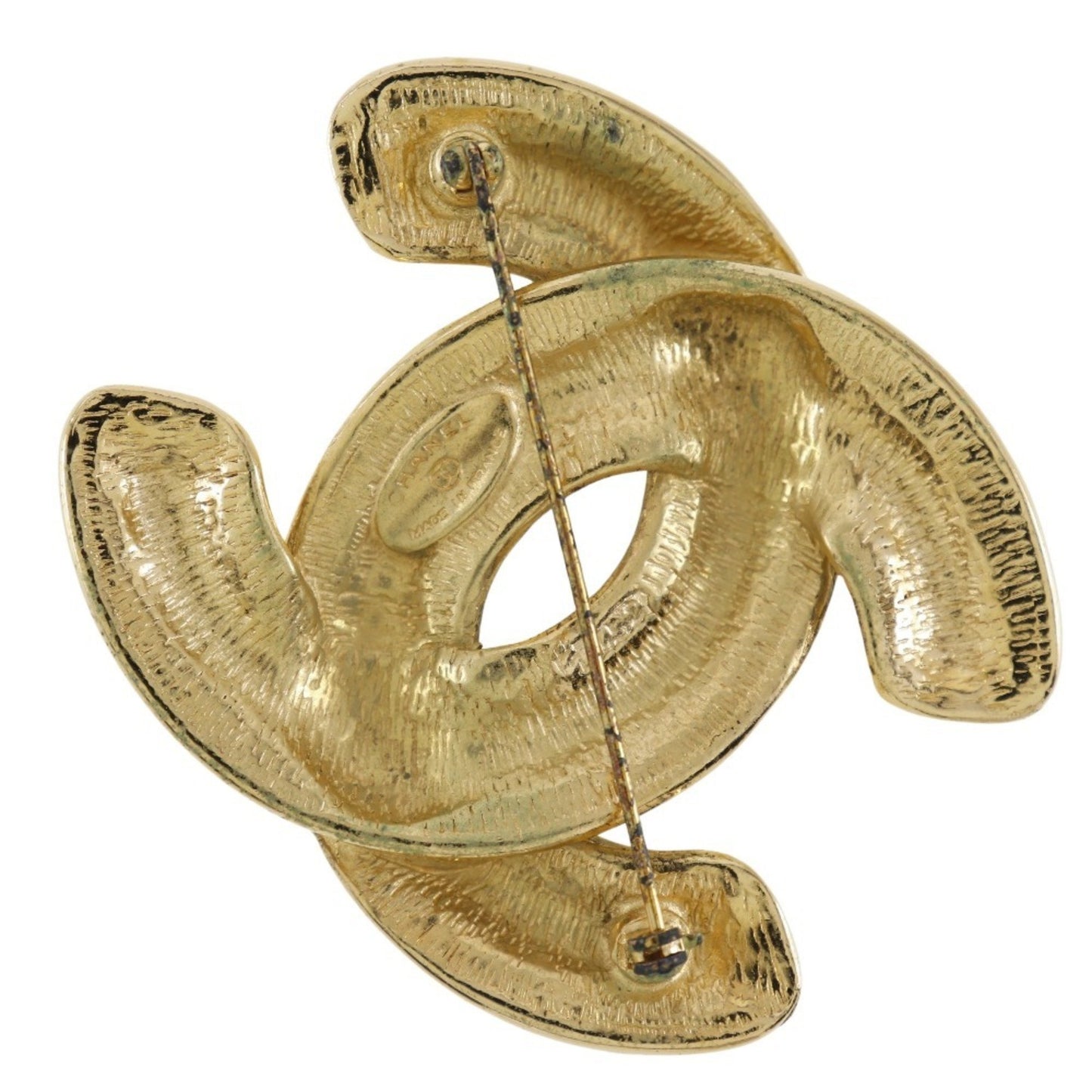 Chanel Gold Gold Plated Cc