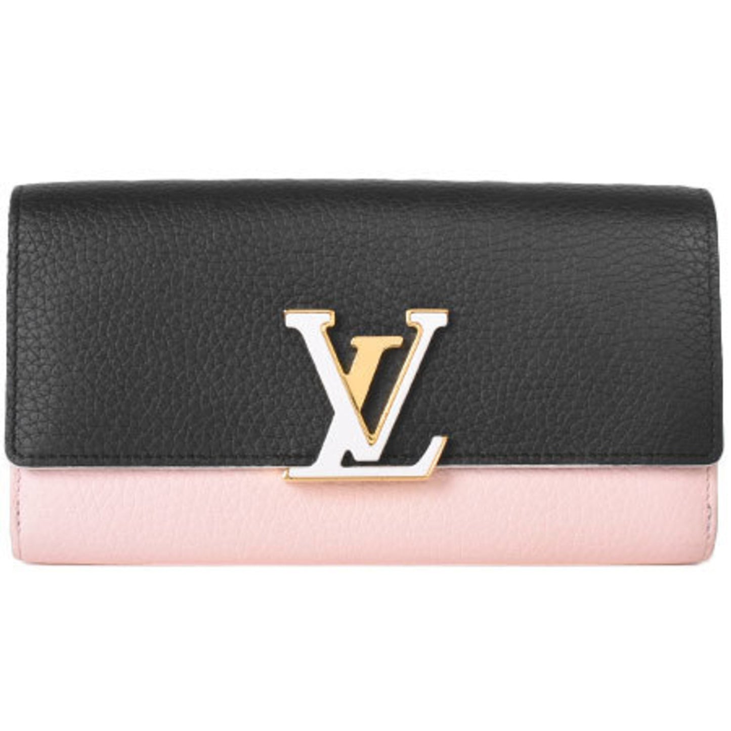 Louis Vuitton Black Leather Capucines