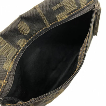 Fendi Brown Synthetic Zucca