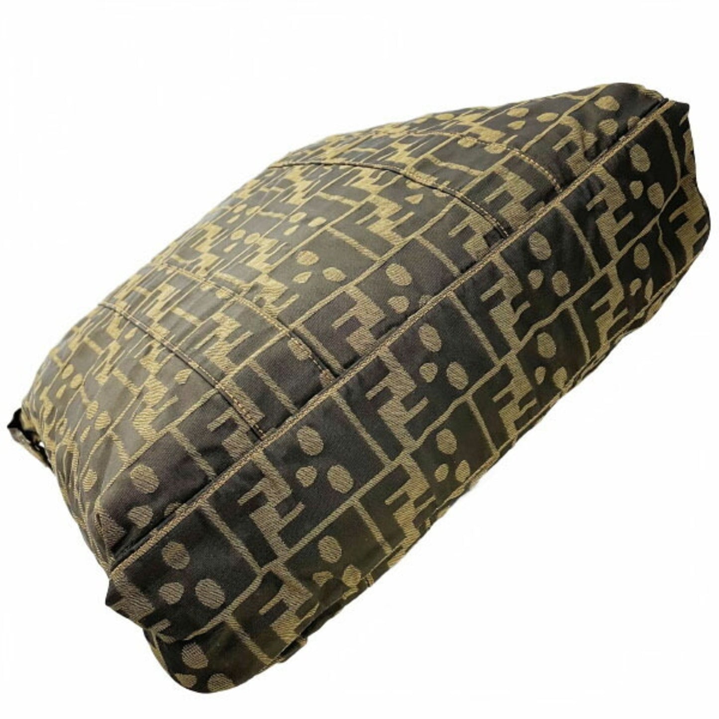 Fendi Brown Synthetic Zucca