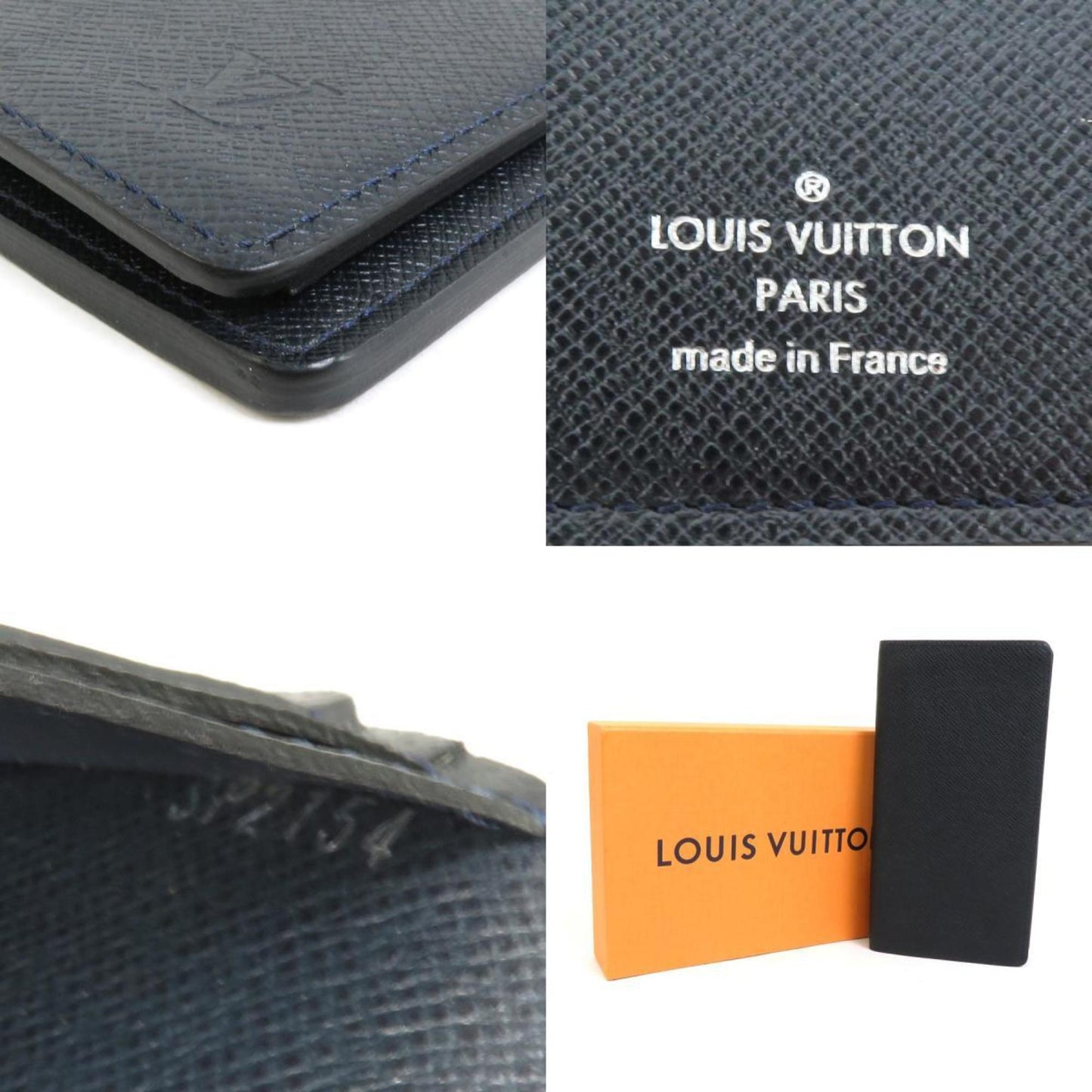 Louis Vuitton Black Leather Brazza
