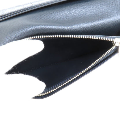 Louis Vuitton Black Leather Brazza