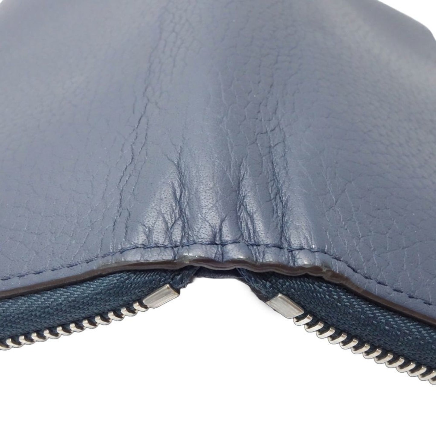 Louis Vuitton Blue Leather Brazza