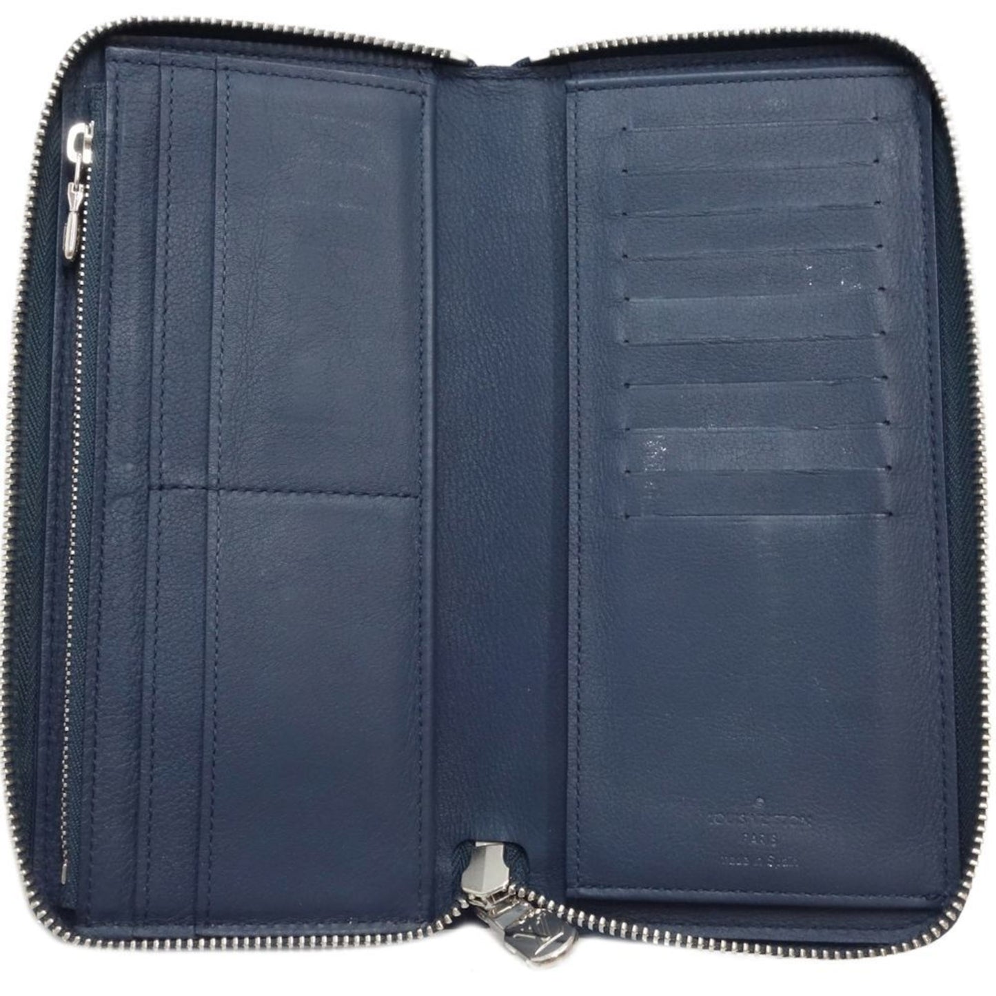 Louis Vuitton Blue Leather Brazza