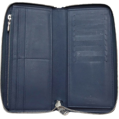 Louis Vuitton Blue Leather Brazza