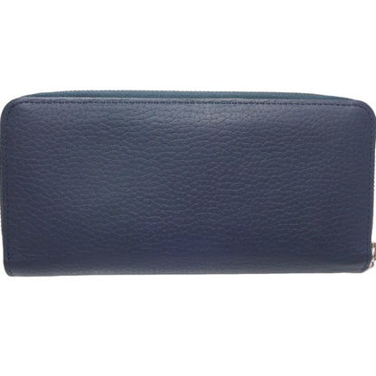 Louis Vuitton Blue Leather Brazza