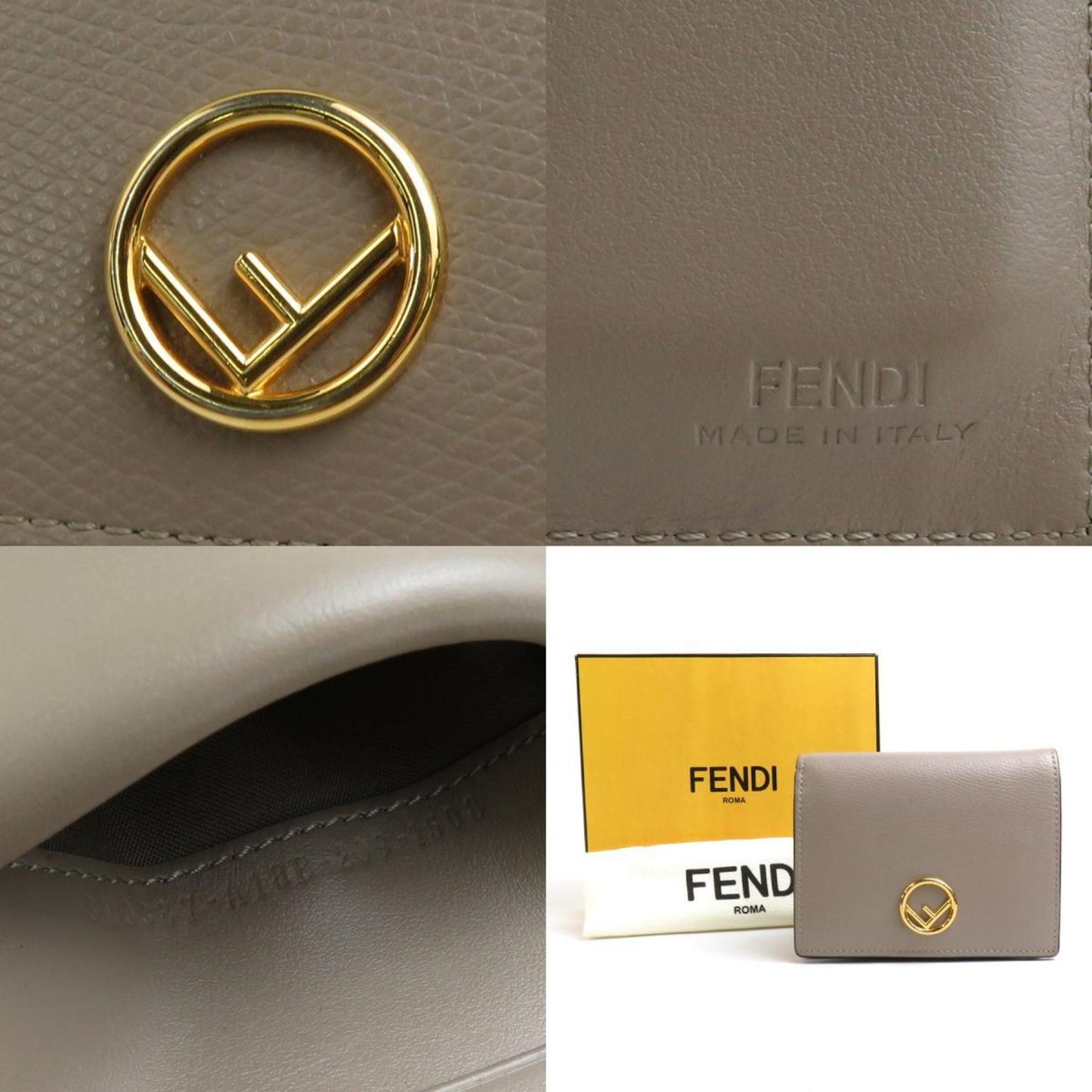 Fendi Brown Leather Wallet