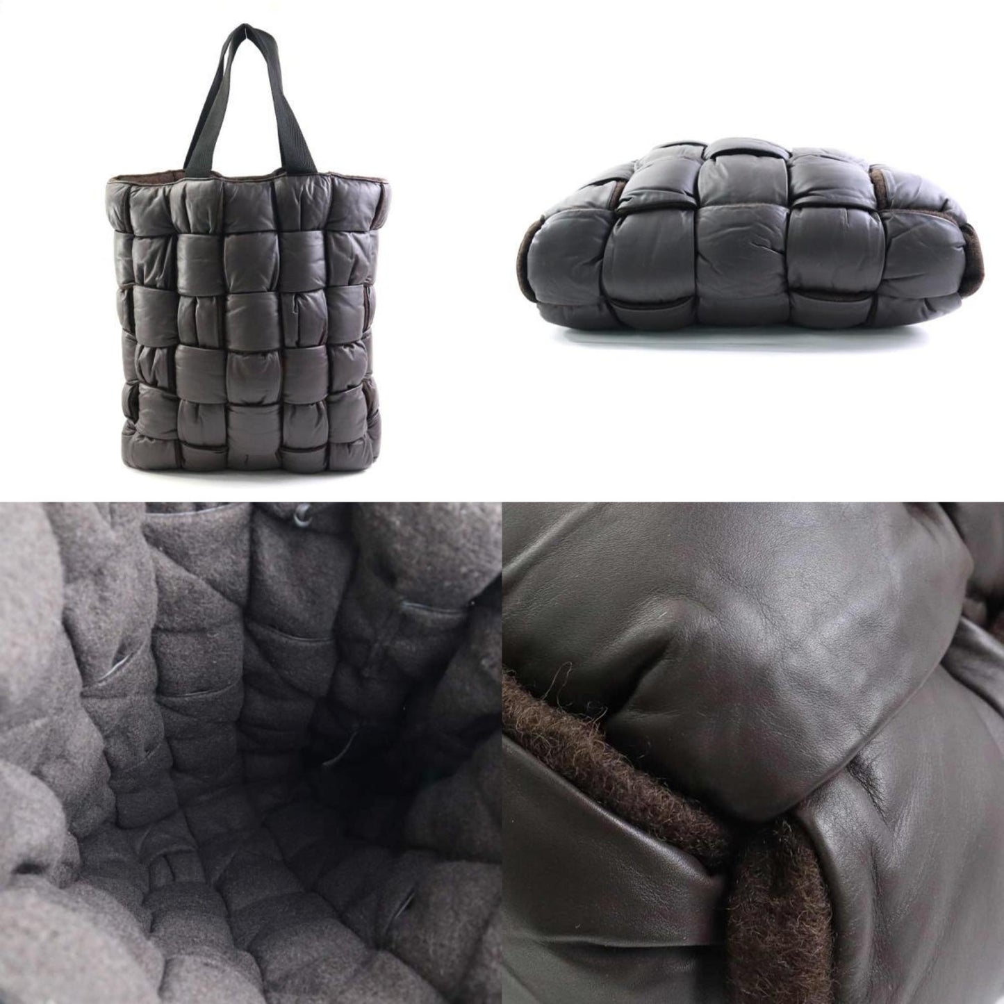 Bottega Veneta Brown Leather Cassette