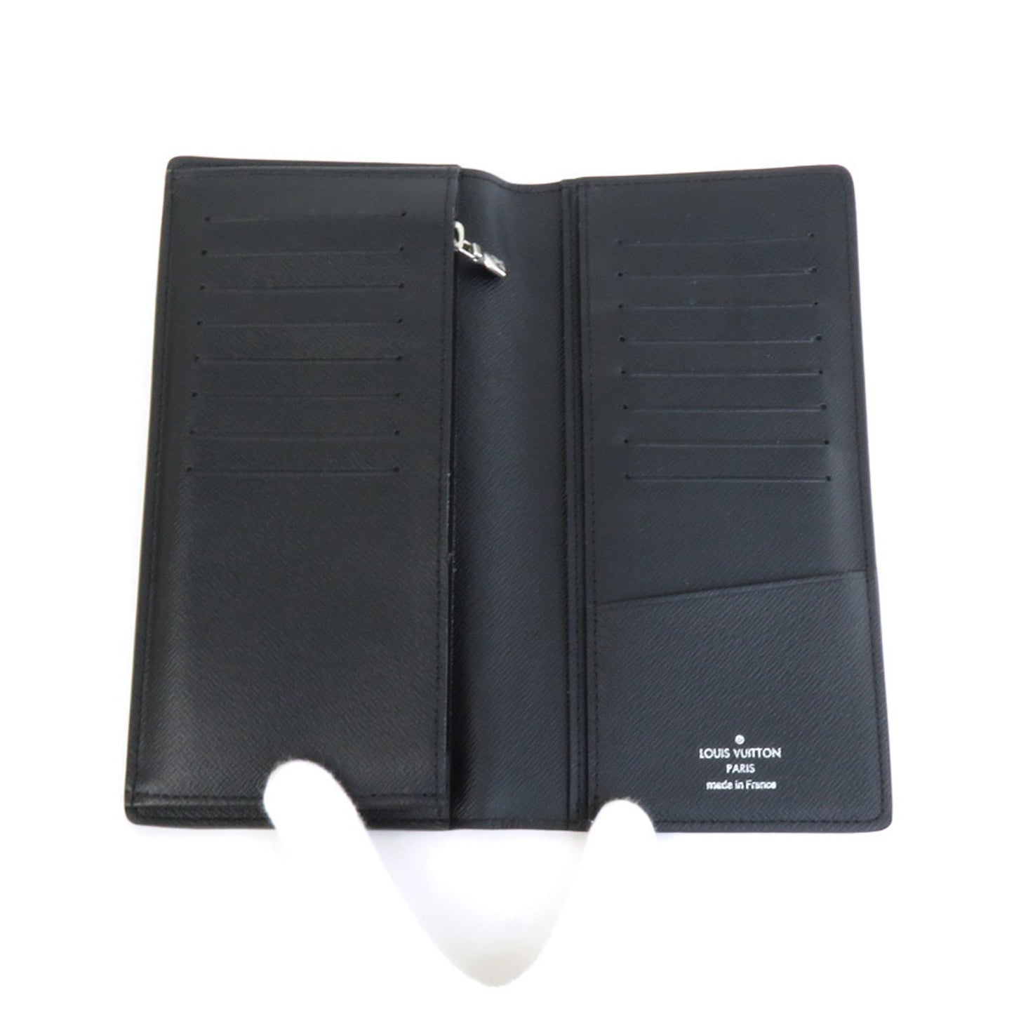 Louis Vuitton Black Leather Brazza