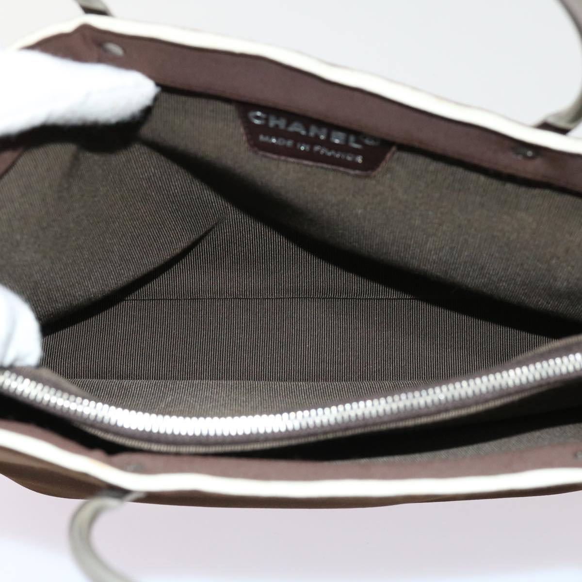 Chanel Brown Synthetic Handbag