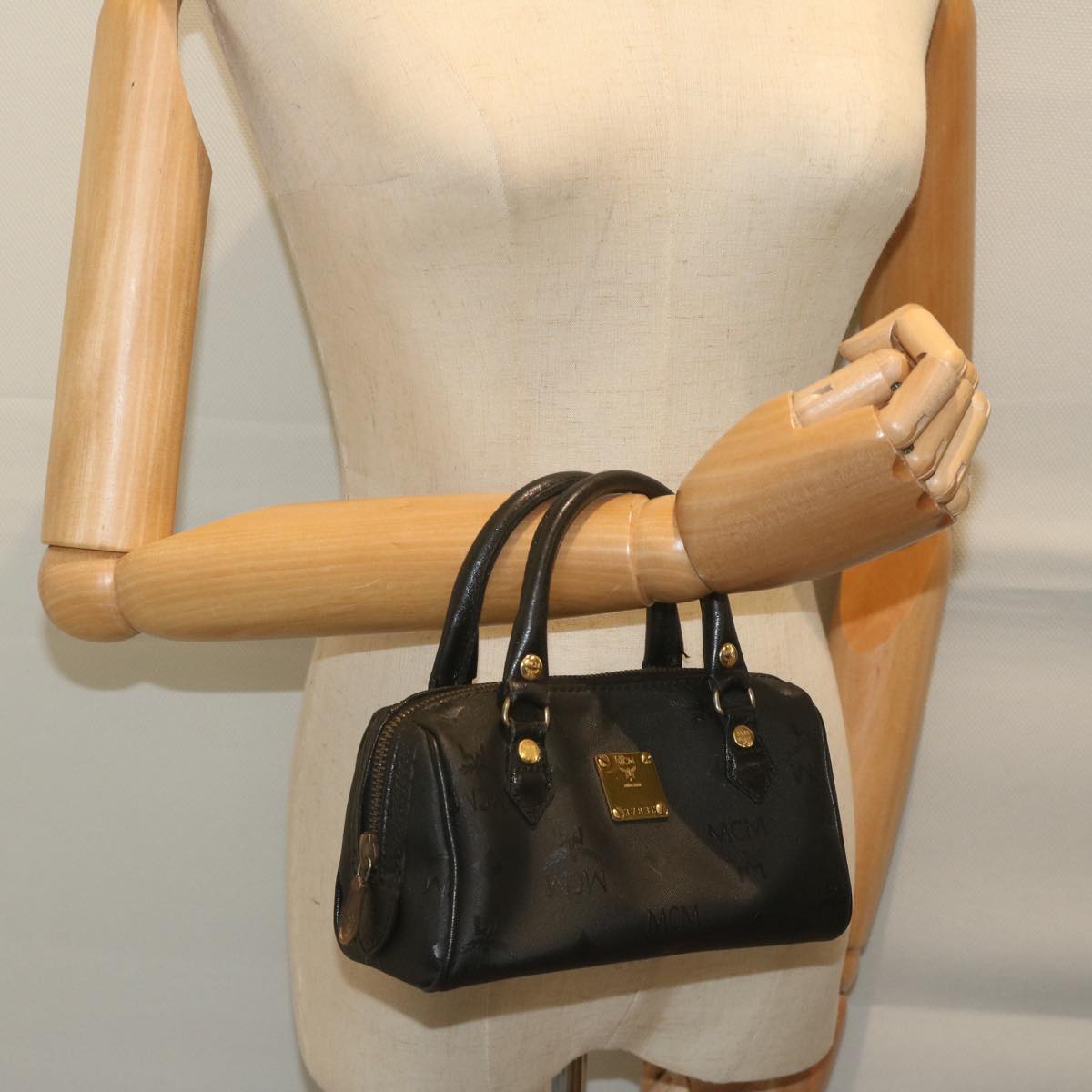 Mcm Black Canvas Visetos