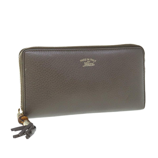 Gucci Gray Leather Wallet