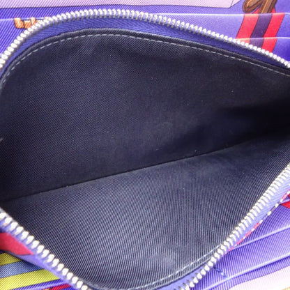 Hermès Gray Leather Silk'in