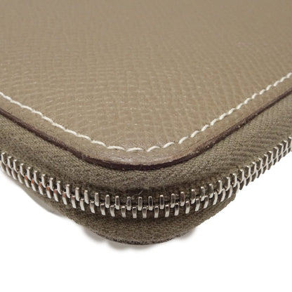 Hermès Gray Leather Silk'in