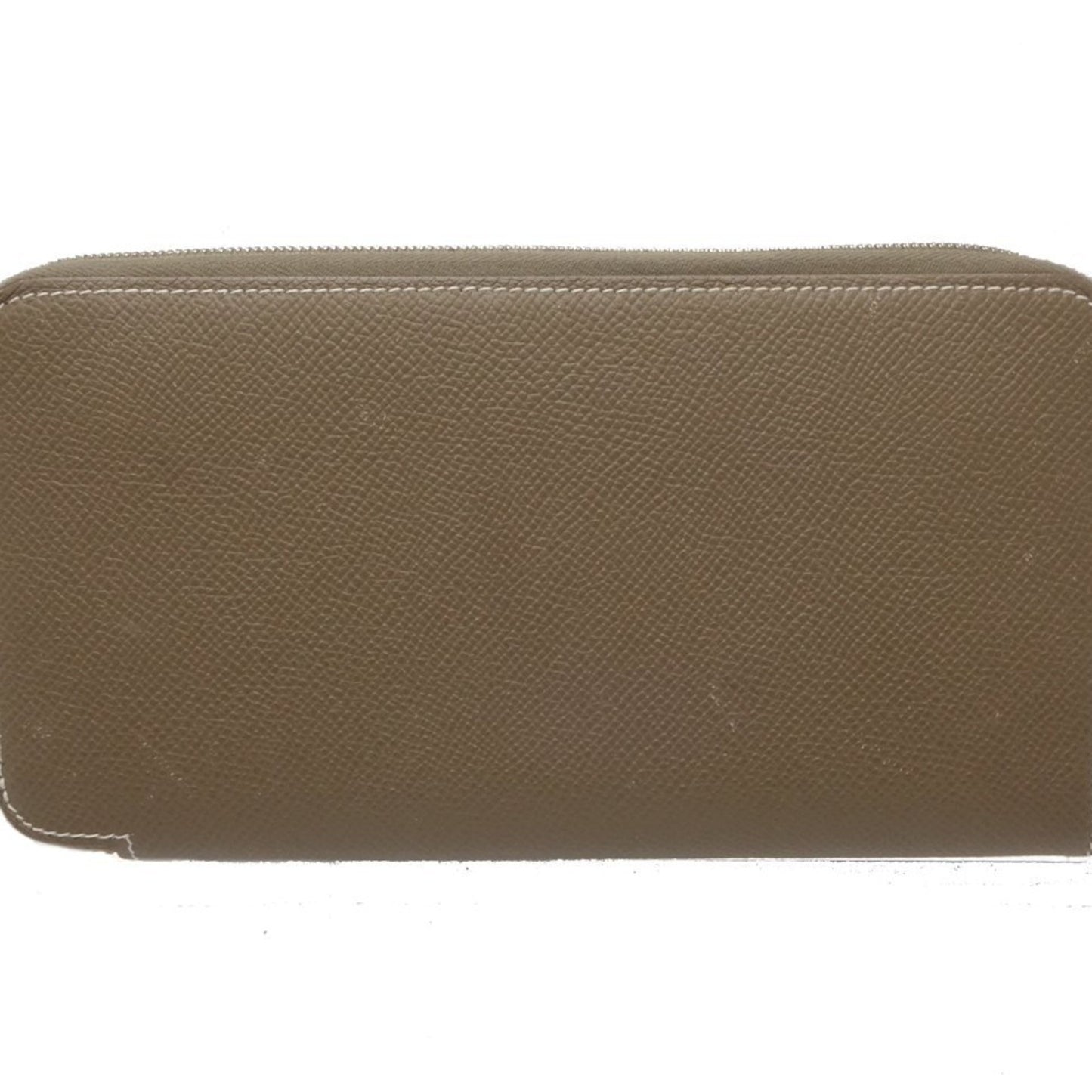 Hermès Gray Leather Silk'in