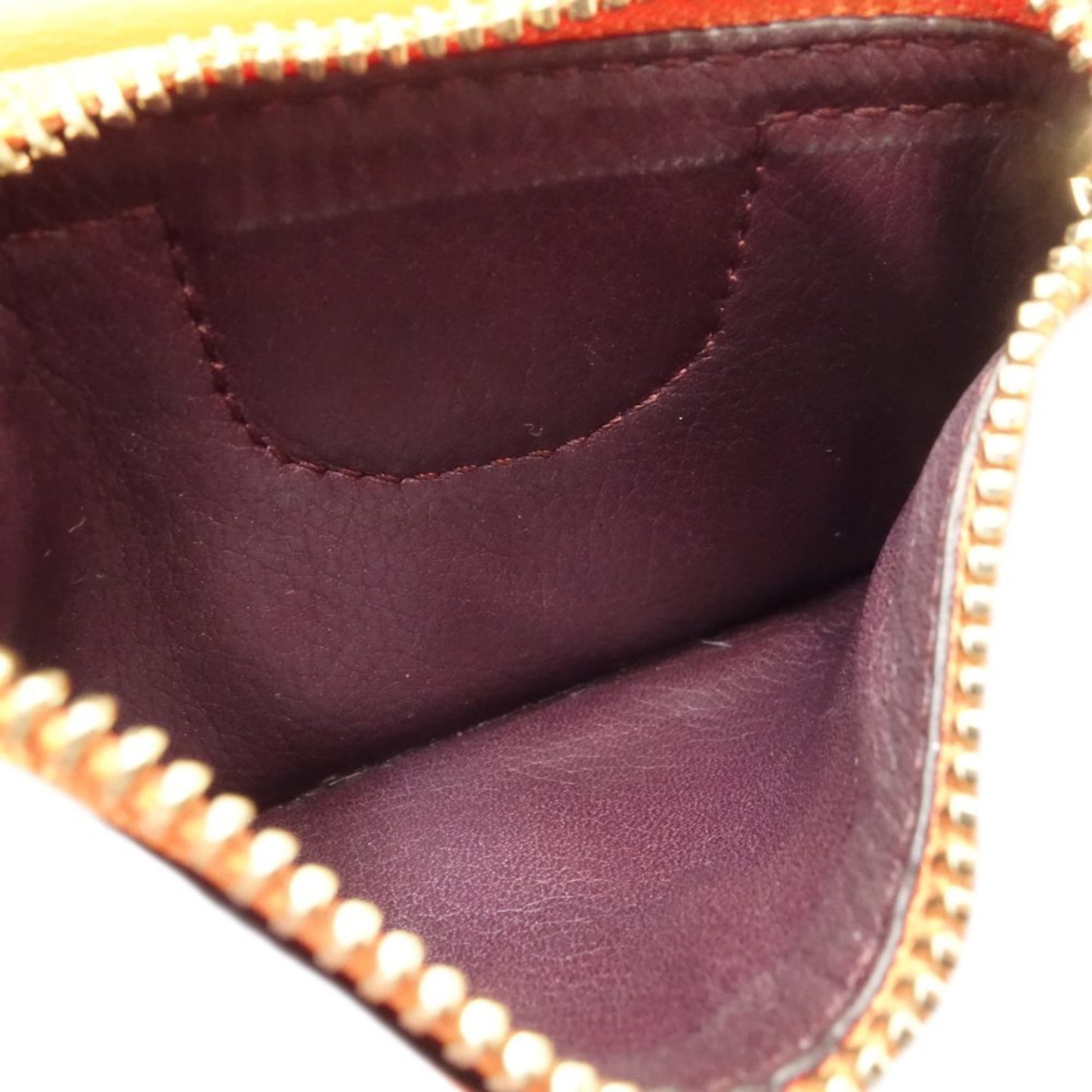 Loewe Orange Leather Wallet