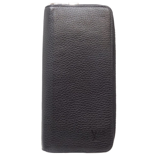 Louis Vuitton Black Leather Zippy Wallet