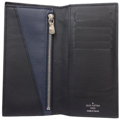 Louis Vuitton Black Leather Portefeuille Alexandre