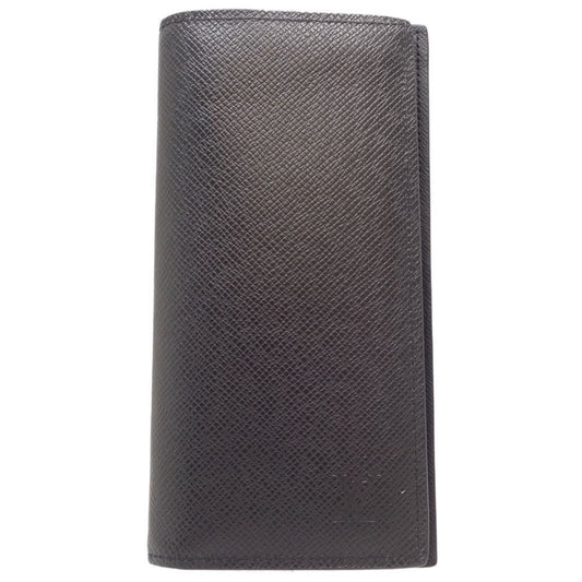 Louis Vuitton Black Leather Portefeuille Alexandre