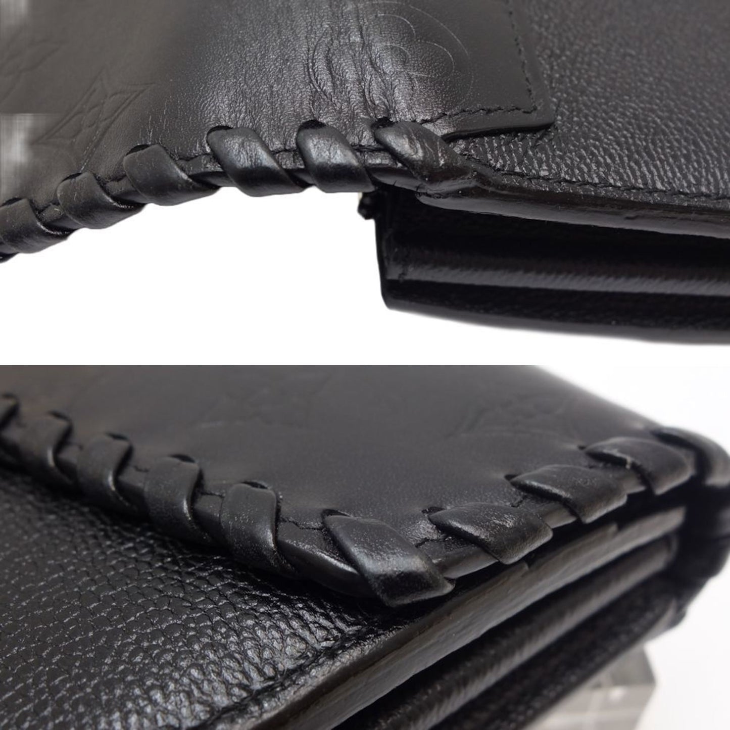 Louis Vuitton Black Leather Very