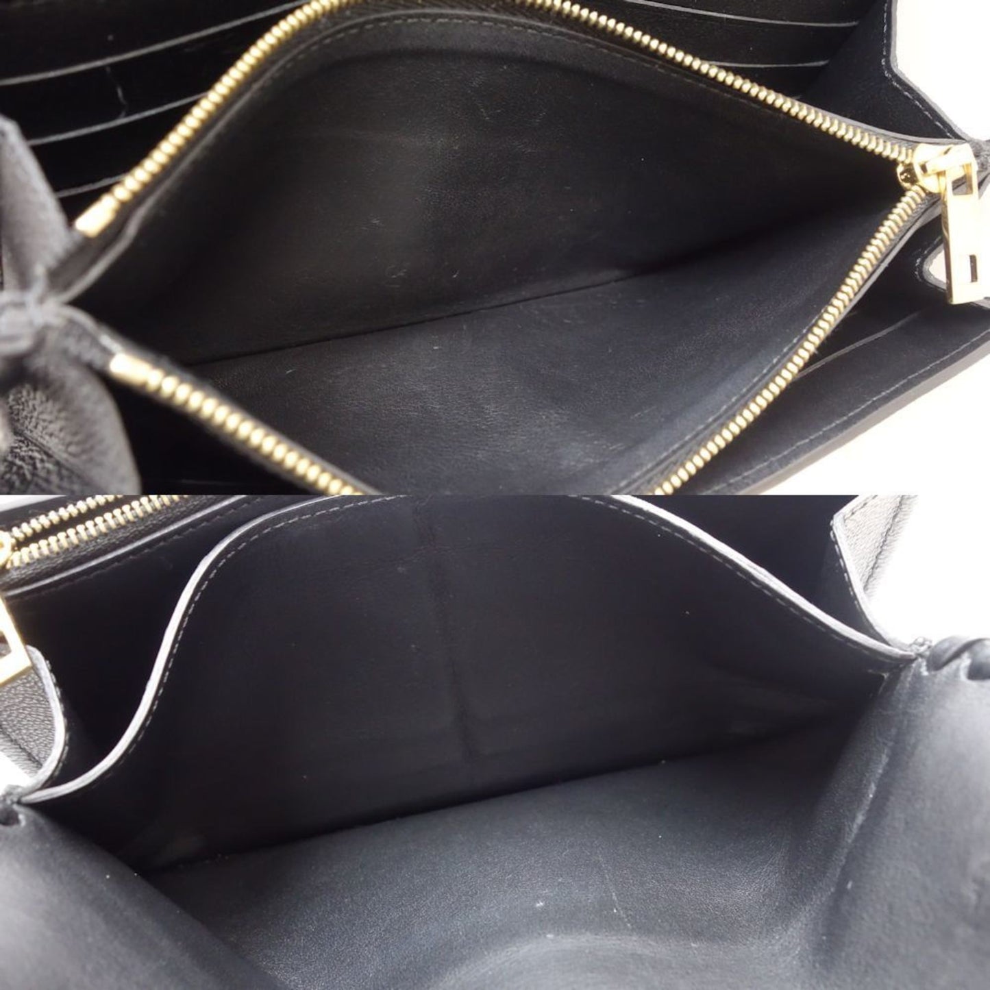 Louis Vuitton Black Leather Very