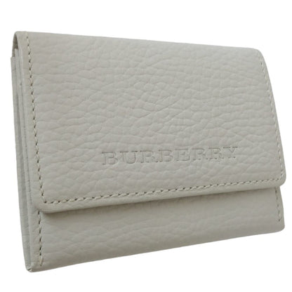 Burberry White Leather Wallet